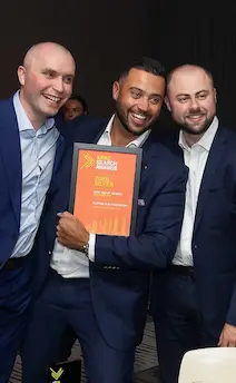 The team with a Search Awards win